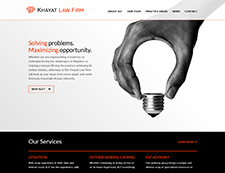 Khayat Law Firm Website Thumbnail